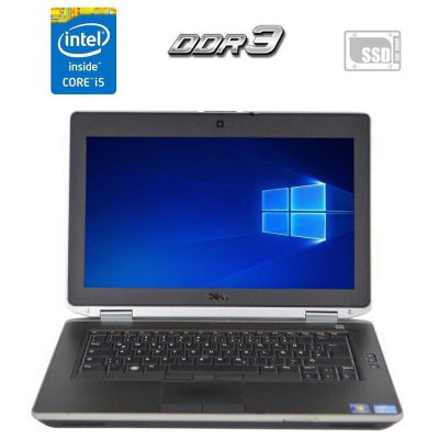 БУ Ноутбук Ноутбук Dell Latitude E6430 / 14" (1366x768) TN / Intel Core i5-3210M (2 (4) ядра по 2.5 - 3.1 GHz) / 8 GB DDR3 / 480 GB SSD / Intel HD Graphics 4000 / WebCam