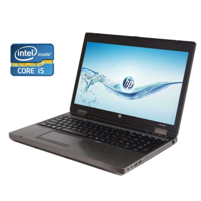 БУ Ноутбук HP EliteBook 6560b / 15.6" (1600x900) TN / Intel Core i5-2520M (2 (4) ядра по 2.5 - 3.2 GHz) / 4 GB DDR3 / 128 GB SSD / Intel HD Graphics 3000 / WebCam / DVD-RW