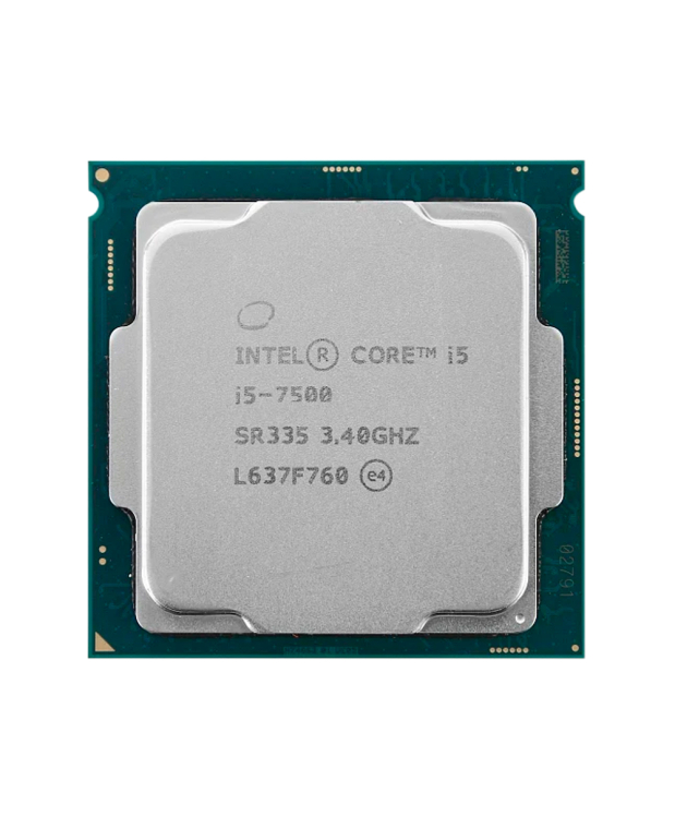 Процесор Intel® Core ™ i5-7500 (6 МБ кеш-пам'яті, тактова частота до 3,80 ГГц)