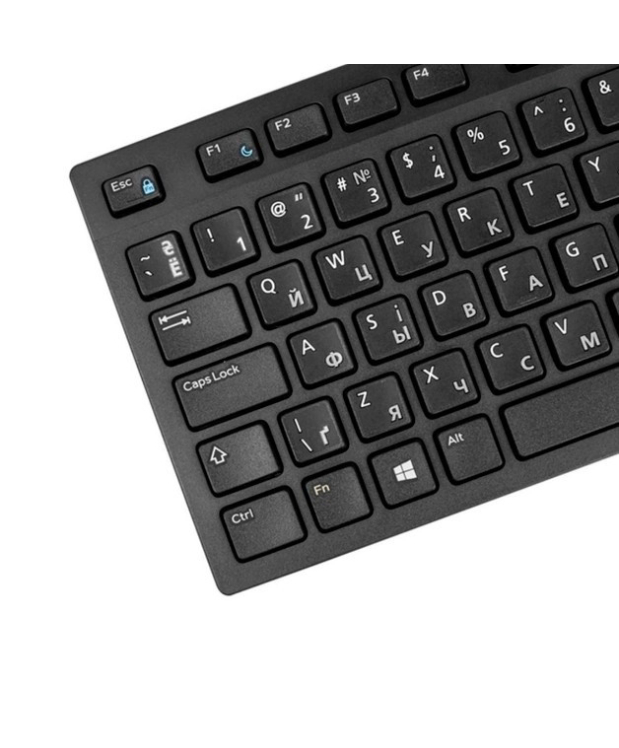 Нова дротова клавіатура Dell KB216 з кирилицею (наклейки) фото_1