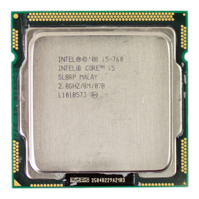 Процесор Intel® Core™ i5-760 (8 МБ кеш-пам'яті, тактова частота 2,80 ГГц)