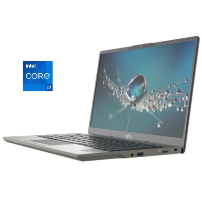 БУ Ноутбук Ультрабук Fujitsu LifeBook U7411 / 14" (1920x1080) IPS / Intel Core i7-1185G7 (4 (8) ядра по 3.0 - 4.8 GHz) / 32 GB DDR4 / 1000 GB SSD / Intel Iris Xe Graphics / WebCam / Win 11