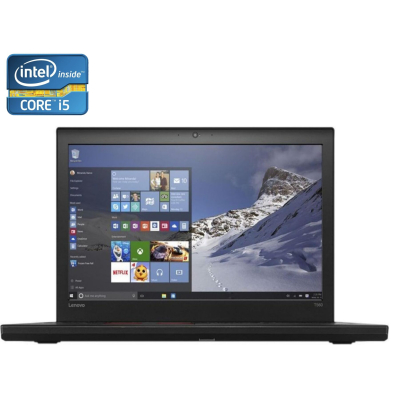 БУ Ноутбук Ноутбук Lenovo ThinkPad T560 / 15.6" (1920x1080) IPS / Intel Core i5-6300U (2 (4) ядра по 2.4 - 3.0 GHz) / 8 GB DDR3 / 256 GB SSD / Intel HD Graphics 520 / WebCam / дві АКБ