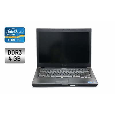 БУ Ноутбук Ноутбук Dell Latitude E6410 / 14" (1366x768) TN / Intel Core i5-540M (2 (4) ядра по 2.53 - 3.07 GHz) / 4 GB DDR3 / 500 GB HDD / Intel HD Graphics / DVD-RW