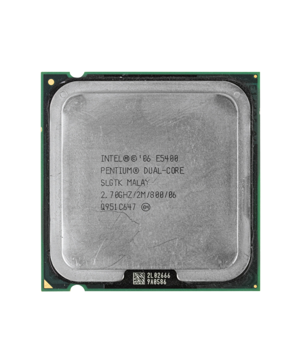 Процесор Intel® Pentium® E5400 (2 МБ кеш-пам'яті, тактова частота 2,70 ГГц, частота системної шини 800 МГц)