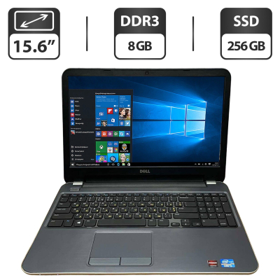 БУ Ноутбук Ноутбук Б-класс Dell Inspirion 15R-5521 / 15.6" (1366x768) TN / Intel Core i5-3337U (2 (4) ядра по 1.8 - 2.7 GHz) / 8 GB DDR3 / 256 GB SSD / Intel HD Graphics 4000 / WebCam / HDMI