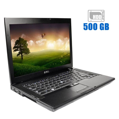 БУ Ноутбук Ноутбук Dell Latitude E6400 / 14.1" (1280x800) TN / Intel Core 2 Duo P8700 (2 ядра по 2.53 GHz) / 4 GB DDR3 / 500 GB HDD / Intel GMA 4500MHD Graphics / АКБ не держит