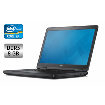 БУ Ноутбук Ноутбук Dell Latitude E5540 / 15.6" (1366x768) TN / Intel Core i3-4010U (2 (4) ядра по 1.7 GHz) / 8 GB DDR3 / 256 GB SSD / Intel HD Graphics 4400 / WebCam / DVD-ROM