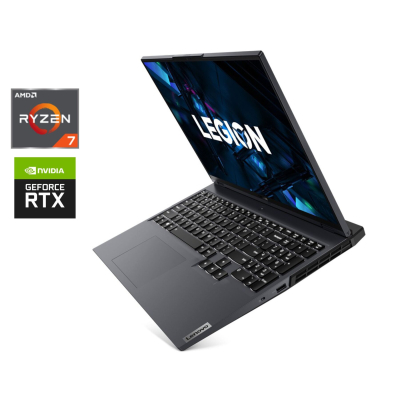 БУ Ноутбук Игровой ноутбук Lenovo Legion 5 Pro 16ACH6H / 16" (2560x1600) IPS / AMD Ryzen 7 5800H (8 (16) ядер по 3.2 - 4.4 GHz) / 32 GB DDR4 / 1000 GB SSD / nVidia GeForce RTX 3070, 8 GB GDDR6, 256-bit / WebCam