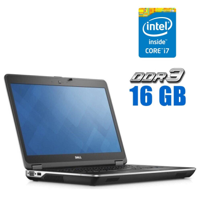БУ Ноутбук Ноутбук Dell Latitude E6440 / 14" (1600x900) TN / Intel Core i7-4600M (2 (4) ядра по 2.9 - 3.6 GHz) / 16 GB DDR3 / 250 GB SSD / AMD Radeon HD 8690M, 2 GB GDDR5, 64-bit / USB 3.0