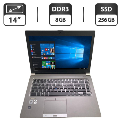БУ Ноутбук Ноутбук Toshiba Tecra Z40-A-182 / 14" (1600x900) TN / Intel Core i7-4600U (2 (4) ядра по 2.1 - 3.3 GHz) / 8 GB DDR3 / 256 GB SSD / Intel HD Graphics 4400 / WebCam / VGA