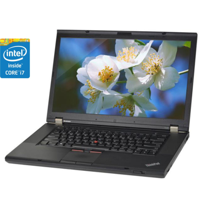 БУ Ноутбук Ноутбук А-класс Lenovo ThinkPad T530 / 15.6" (1366x768) TN / Intel Core i7-3520M (2 (4) ядра по 2.9 - 3.6 GHz) / 8 GB DDR3 / 240 GB SSD / Intel HD Graphics 4000 / DVD-RW