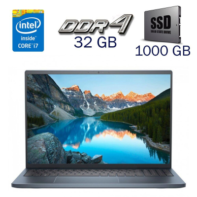 БУ Ноутбук Игровой ноутбук Б-класс Dell Inspiron 16 Plus 7610 / 16" (3072x1920) IPS / Intel Core i7-11800H (8 (16) ядер по 2.3 - 4.6 GHz) / 32 GB DDR4 / 1000 GB SSD / nVidia GeForce RTX 3060, 6 GB GDDR6, 192-bit / WebCam / Windows 10 Home