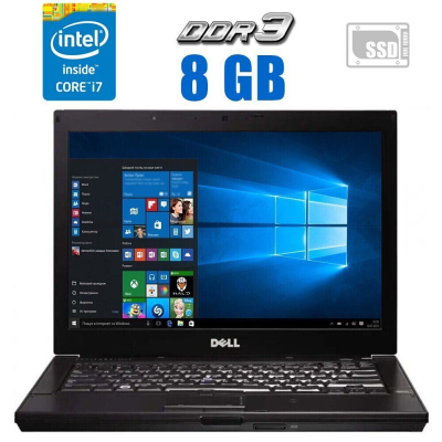 БУ Ноутбук Ноутбук Dell Latitude E6410 / 14.1" (1440x900) TN / Intel Core i7-620M (2 (4) ядра по 2.66 - 3.33 GHz) / 8 GB DDR3 / 200 GB SSD / nVidia Quadro NVS 3100M, 512 MB DDR3, 64-bit / WebCam