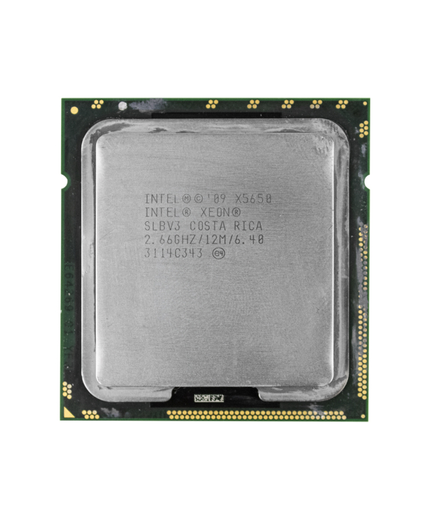 Процесор Intel® Xeon® X5650 (12 МБ кеш-пам'яті, 2,66 ГГц, 6,40 ГТ / з Intel® QPI)