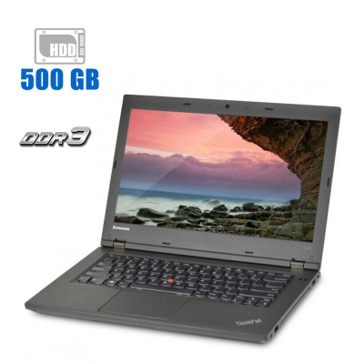БУ Ноутбук Ноутбук Lenovo ThinkPad L440 / 14" (1366x768) TN / Intel Core i3-4000M (2 (4) ядра по 2.4 GHz) / 4 GB DDR3 / 500 Gb HDD / Intel HD Graphics 4600 / WebCam