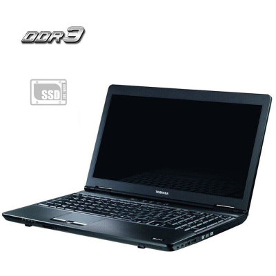 БУ Ноутбук Ноутбук Toshiba Tecra A11 / 15.6" (1366x768) TN / Intel Core i3-330M (2 (4) ядра по 2.13 GHz) / 4 GB DDR3 / 120 GB SSD / Intel HD Graphics / WebCam
