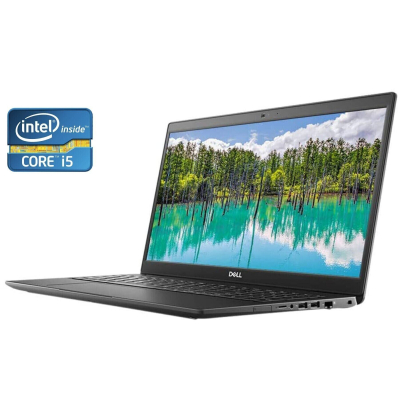 БУ Ноутбук Ноутбук Dell Latitude 3510 / 15.6 " (1920x1080) IPS / Intel Core i5-10210u (4 (8) ядра по 1.6 - 4.2 GHz) / 8 GB DDR4 / 256 GB SSD / Intel UHD Graphics / WebCam / Win 10 Pro