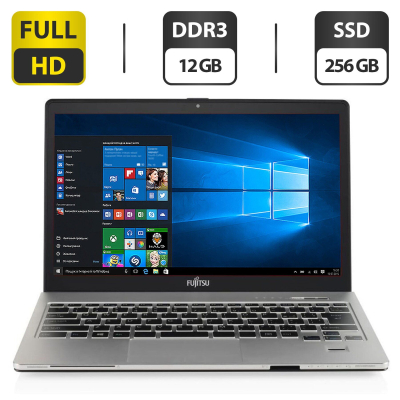 БУ Ноутбук Ноутбук Fujitsu LifeBook S904 / 13.3" (1920x1080) IPS Touch / Intel Core i5-4300U (2 (4) ядра по 1.9 - 2.9 GHz) / 12 GB DDR3 / 256 GB SSD / Intel HD Graphics 4400 / WebCam / HDMI / Windows 10 Pro