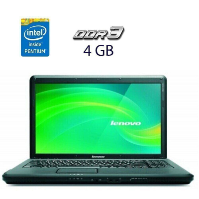 БУ Ноутбук Ноутбук Lenovo G550 / 15.6" (1366x768) TN / Intel Pentium T4500 (2 ядра по 2.3 GHz) / 4 GB DDR3 / 120 GB SSD / Intel GMA Graphics 4500M / WebCam