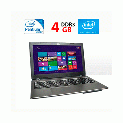 БУ Ноутбук Ноутбук Medion Akoya E6241 / 15.6" (1366x768) TN / Intel Pentium 3550M (2 (2) ядра по 2.3 GHz) / 4 GB DDR3 / 1000 GB HDD / Intel HD Graphics 4000