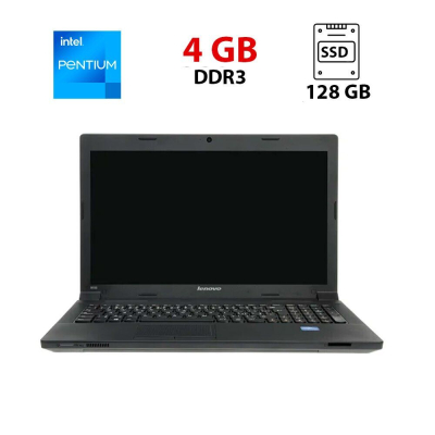 БУ Ноутбук Ноутбук Lenovo B590 / 15.6" (1366x768) TN / Intel Pentium 2020M (2 ядра по 2.4 GHz) / 4 GB DDR3 / 128 GB SSD / Intel HD Graphics / WebCam
