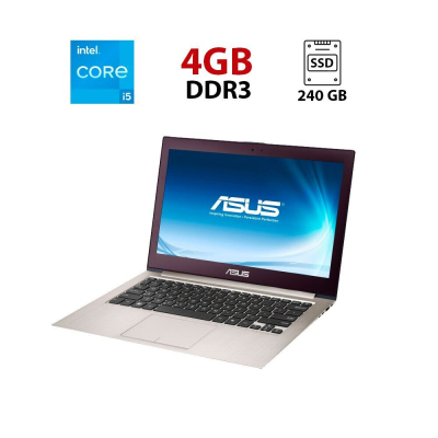 БУ Ноутбук Ноутбук Asus UX31A / 13.3" (1920x1080) TN / Intel Core i5-3317U (2 (4) ядра по 1.7 - 2.6 GHz) / 4 GB DDR3 / 240 GB SSD / Intel HD Graphics 4000 / WebCam