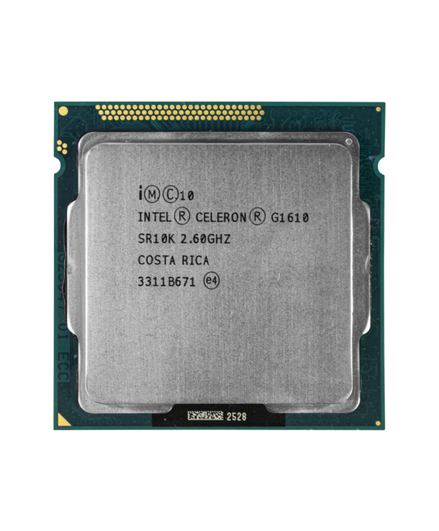 Процесор Intel Celeron G1610 (2 МБ кеш-пам'яті, тактова частота 2,60 ГГц)
