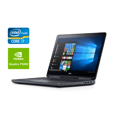 БУ Ноутбук Мобильная рабочая станция Dell Precision 7720 / 17.3" (3840x2160) IPS / Intel Core i7-7820HQ (4 (8) ядра по 2.9 - 3.9 GHz) / 64 GB DDR4 / 1000 GB SSD / nVidia Quadro P3000, 6 GB GDDR5, 192-bit / WebCam / Windows 10