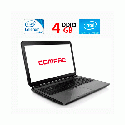 БУ Ноутбук Ноутбук Б-класс HP Compaq 15-s000sg / 15.6" (1366x768) TN / Intel Celeron N2815 (2 ядра по 1.86 - 2.13 GHz) / 4 GB DDR3 / 750 GB HDD / Intel HD Graphics