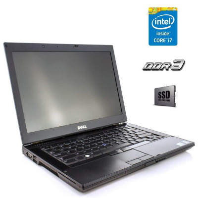 БУ Ноутбук Ноутбук Б-класс Dell Latitude E6410 / 14" (1366x768) TN / Intel Core i7-640M (2 (4) ядра по 2.8 - 3.46 GHz) / 4 GB DDR3 / 128 GB SSD / Intel HD Graphics / DVD-RW