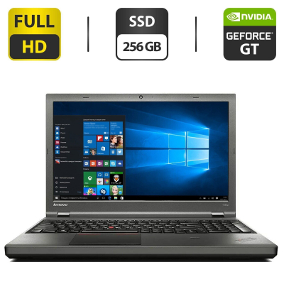БУ Ноутбук Ноутбук Lenovo ThinkPad T540p / 15.6" (1920x1080) TN / Intel Core i7-4600M (2 (4) ядра по 2.9 - 3.6 GHz) / 16 GB DDR3 / 256 GB SSD M.2 NEW + 500 GB HDD NEW / nVidia GeForce GT 730M, 1 GB GDDR3, 128-bit / WebCam 