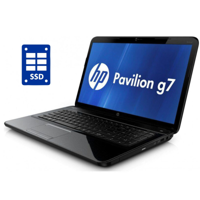 БУ Ноутбук Ноутбук HP Pavilion G7 / 17.3" (1600x900) TN / Intel Core i3-2330M (2 (4) ядра по 2.2 GHz) / 8 GB DDR3 / 240 GB SSD / Intel HD Graphics 3000 / WebCam / Win 10 Pro