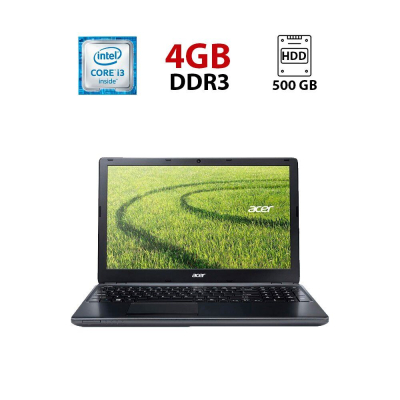 БУ Ноутбук Ноутбук Acer E1-570G / 15.6" (1366x768) TN / Intel Core i3-3217U (2 (4) ядра по 1.8 GHz) / 4 GB DDR3 / 500 GB HDD / Intel HD Graphics 4000 / WebCam