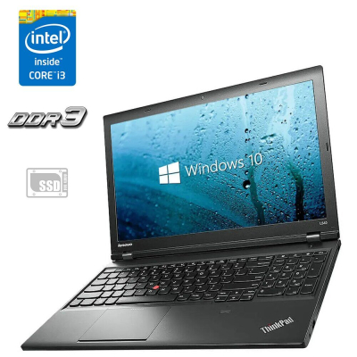 БУ Ноутбук Ноутбук Lenovo Thinkpad L540 / 15.6" (1366x768) TN / Intel Core i3-4000M (2 (4) ядра по 2.4 GHz) / 4 GB DDR3 / 120 GB SSD / Intel HD Graphics 4600 / DVD-ROM