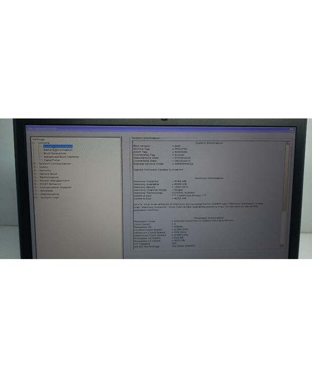 Ультрабук Dell Latitude E7450/ 14  (1920x1080) IPS / Intel Core i5-5300U (2 (4) ядра по 2.3 - 2.9 GHz) / 8 GB DDR3 / 240 GB SSD / Intel HD Graphics 5500 / WebCam  фото_8