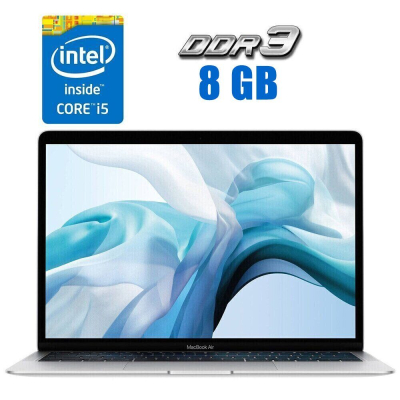 БУ Ноутбук Ультрабук Apple MacBook Air 13 A1932 / 13.3" (2560x1600) IPS / Intel Core i5-8210y (2 (4) ядра по 1.6 - 3.6 GHz) / 8 GB DDR3 / 128 GB SSD / Intel UHD Graphics 617 / WebCam