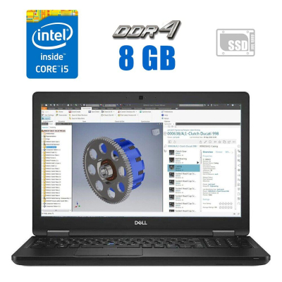 БУ Ноутбук Ноутбук Dell Precision 3530/ 15.6 " (1920x1080) IPS / Intel Core i5-8400H (4 (8) ядра по 2.5 - 4.2 GHz) / 8 GB DDR4 / 250 GB SSD / Intel UHD Graphics 630 / WebCam / HDMI