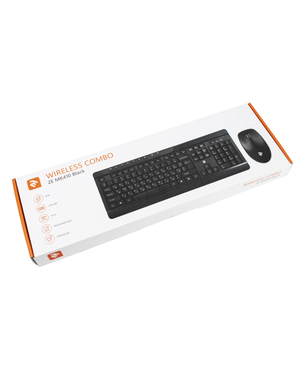 Комплект бездротовий 2E MK410 миша та клавіатура