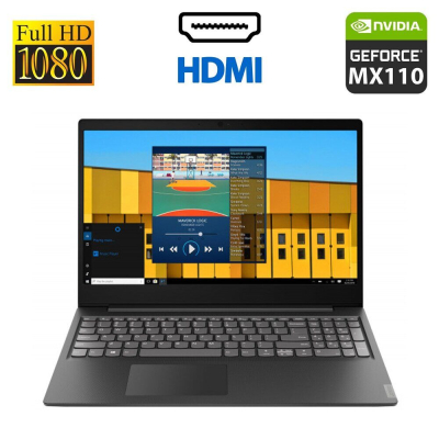 БУ Ноутбук Ноутбук Б-класс Lenovo IdeaPad S145-15IWL / 15.6" (1920x1080) TN / Intel Pentium Gold 5405U (2 (4) ядра по 2.3 GHz) / 8 GB DDR4 / 500 GB HDD / nVidia GeForce MX110, 2 GB GDDR5, 64-bit / WebCam / HDMI