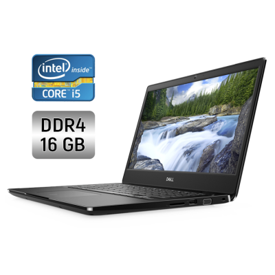 БУ Ноутбук Ультрабук Б-класс Dell Latitude 3400 / 14" (1920x1080) IPS / Intel Core i5-8265U (4 (8) ядра по 1.6 - 3.9 GHz) / 16 GB DDR4 / 512 GB SSD / Intel UHD Graphics 620 / WebCam / Windows 10