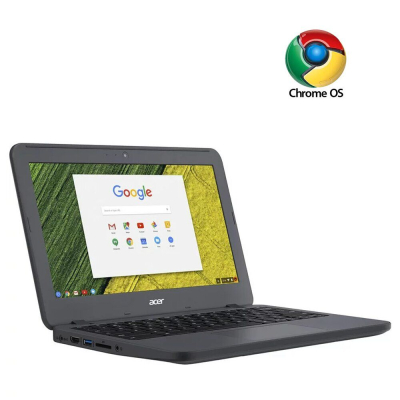 БУ Ноутбук Нетбук Acer Chromebook 11 N7 C731-C8VE / 11.6" (1366x768) TN / Intel Celeron N3060 (2 ядра по 1.6 - 2.48 GHz) / 4 GB DDR3 / 16 GB eMMC / Intel HD Graphics 400 / WebCam 