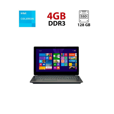 БУ Ноутбук Ноутбук Medion Akoya 6240T / 15.6" (1366x768) TN Touch / Intel Celeron N2920 (4 ядра по 1.86 - 2.0 GHz) / 4 GB DDR3 / 128 GB SSD / Intel HD Graphics / WebCam / АКБ не держит