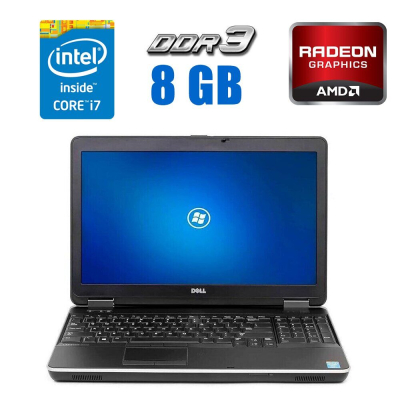 БУ Ноутбук Ноутбук Dell Latitude E6540 / 15.6" (1920x1080) TN / Intel Core i7-4600M (2 (4) ядра по 2.9 - 3.6 GHz) / 8 GB DDR3 / 256 GB SSD NEW + 500 GB HDD / AMD Radeon HD 8790M, 2 GB GDDR5, 128-bit / WebCam