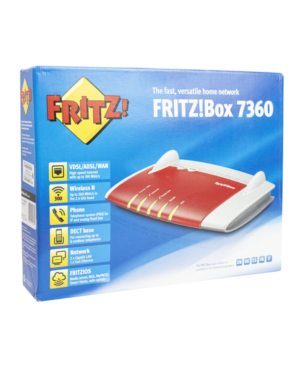 Бездротовий маршрутизатор FRITZ! Box 7360 (2 Lan-1000 Мбіт / с; 2 Lan - 100 Мбіт / с, 2,4 Ггц - 300 Мбіт / с) фото_7