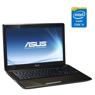 БУ Ноутбук Ноутбук Б-клас Asus X52F / 15.6" (1366x768) TN / Intel Core i5-460M (2 (4) ядра по 2.53 - 2.8 GHz) / 4 GB DDR3 / 120 GB SSD / Intel HD Graphics / WebCam / DVD-ROM / АКБ не тримає