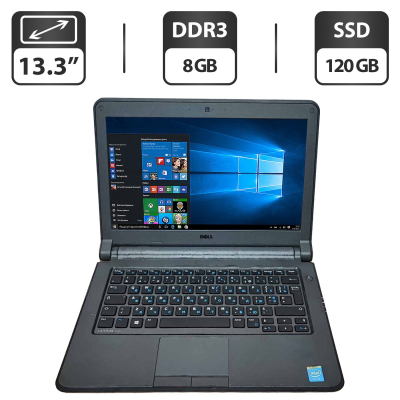 БУ Ноутбук Ноутбук Dell Latitude 3340 / 13.3" (1366x768) TN / Intel Celeron 2957U (2 ядра по 1.4 GHz) / 8 GB DDR3 / 120 GB SSD / Intel HD Graphics / WebCam / HDMI