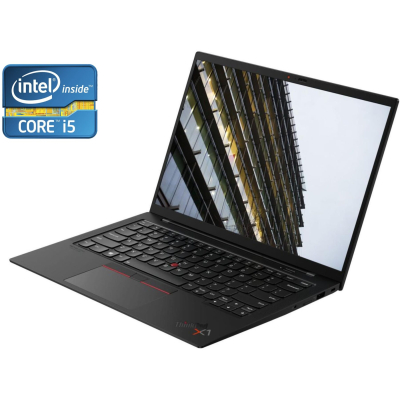 БУ Ноутбук Ультрабук А-класс Lenovo ThinkPad X1 Carbon Gen 1 / 14" (1366x768) TN / Intel Core i5-3427U (2 (4) ядра по 1.8 - 2.8 GHz) / 4 GB DDR3 / 128 GB SSD / Intel HD Graphics 4000 / WebCam 