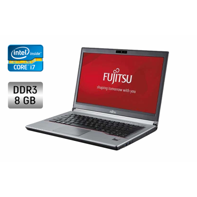 БУ Ноутбук Ноутбук Б-класс Fujitsu LifeBook E746 / 14" (1920x1080) TN / Intel Core i7-6600U (2 (4) ядра по 2.6 - 3.4 GHz) / 8 GB DDR4 / 240 GB SSD / Intel HD Graphics 520 / WebCam / Windows 10