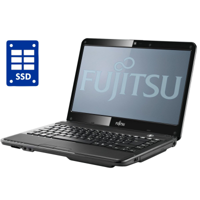 БУ Ноутбук Ноутбук A-класс Fujitsu LifeBook LH532 / 14" (1366x768) TN / Intel Core i3-2370M (2 (4) ядра по 2.4 GHz) / 4 GB DDR3 / 120 GB SSD / nVidia GeForce GT 620M, 2 GB GDDR3, 128-bit / WebCam / DVD-ROM / Win 10 Pro